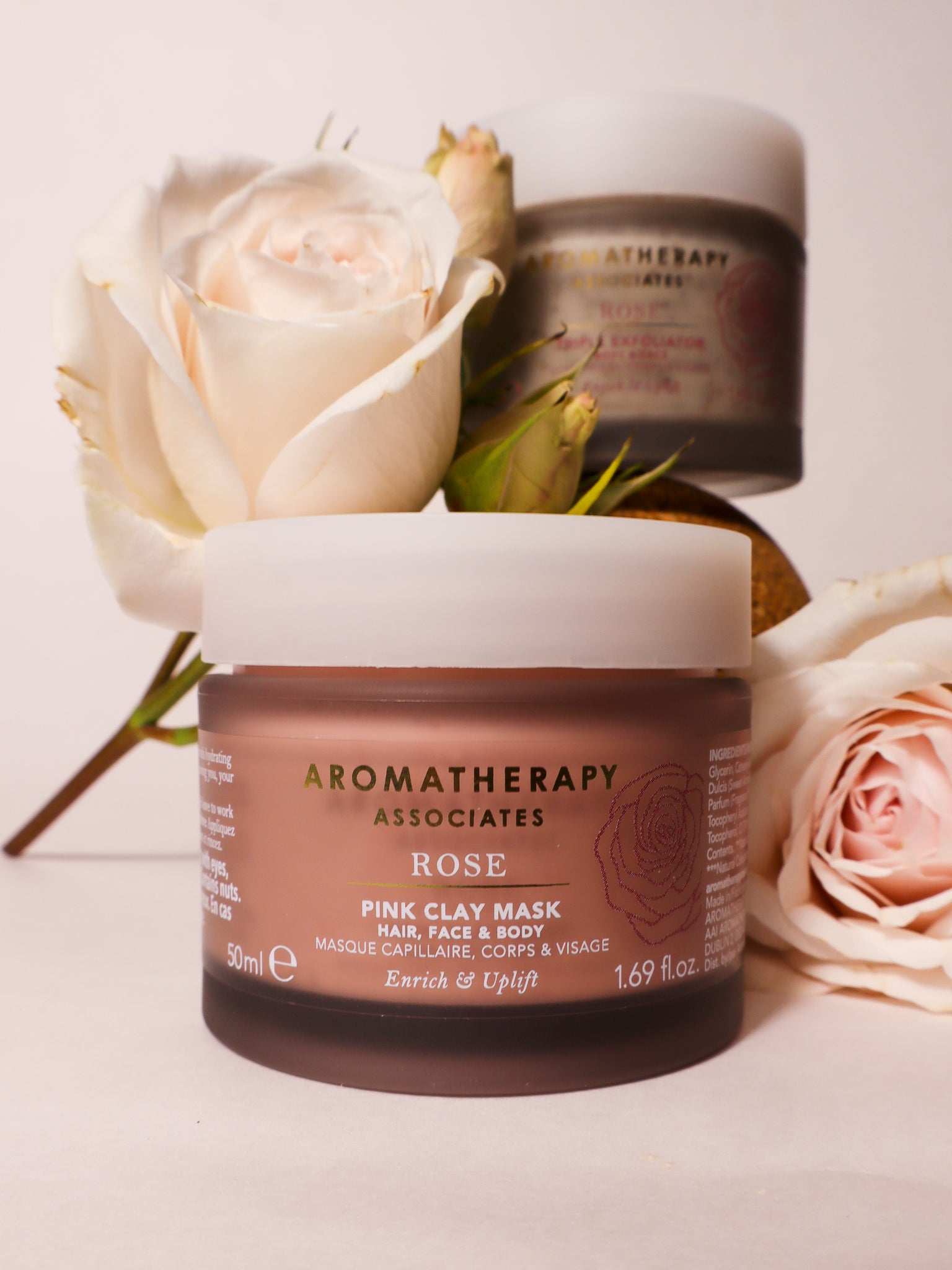 Rose Pink Clay Mask - Hair, Face & Body
